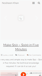 Mobile Screenshot of nosheenkhan.com